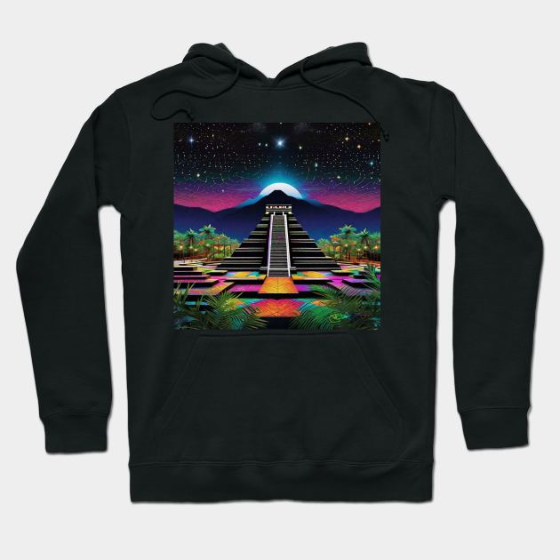 Psychedelic Apocalypse Eclipse Dreams 153 Hoodie by Benito Del Ray